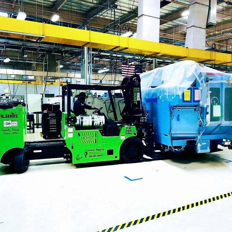 Inland Rigging Safe & Machinery Moving
