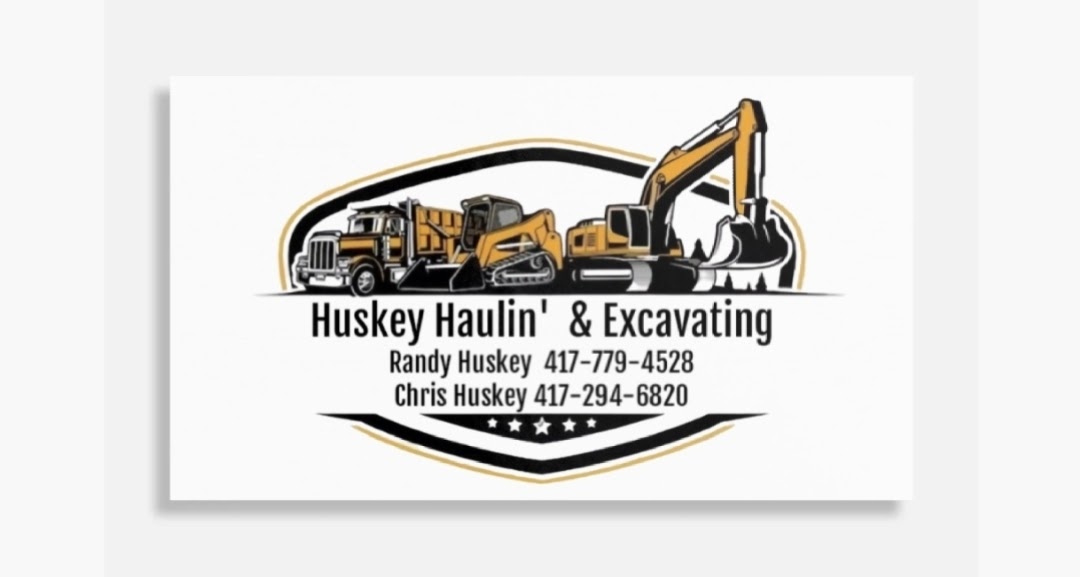 Huskey Haulin' and Excavating - Logo