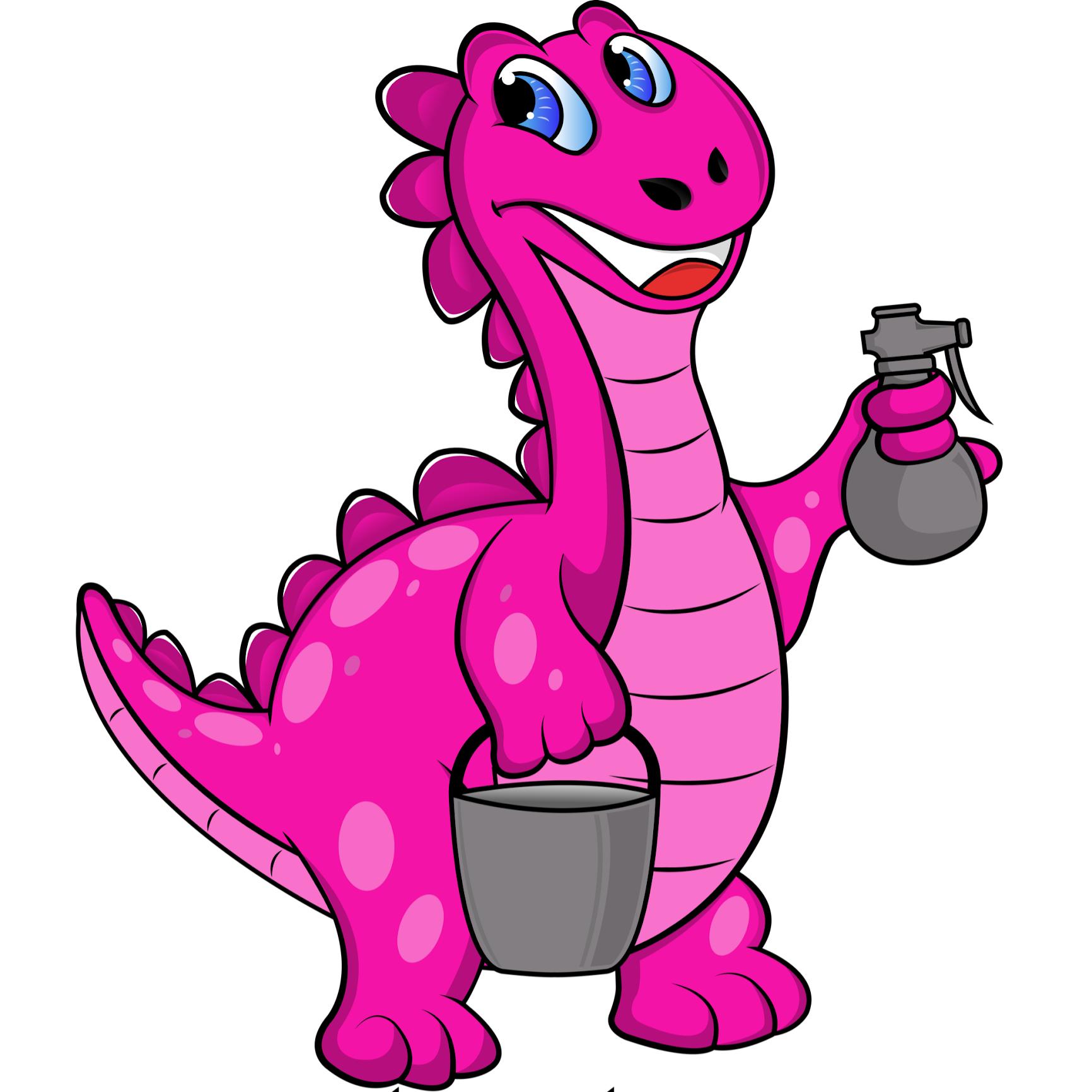 Cleaning Dino - Logo