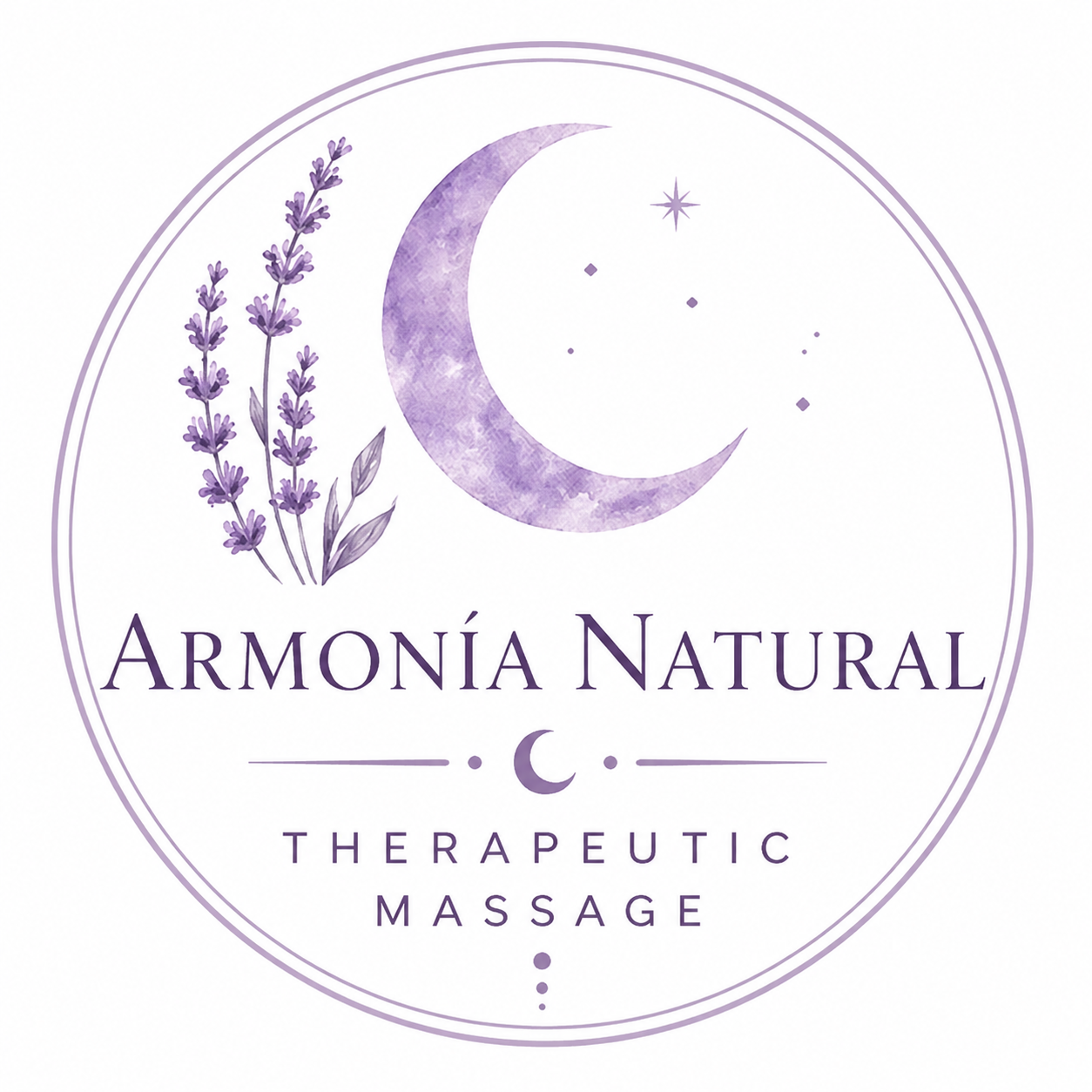 Armonía Natural Massage - Logo